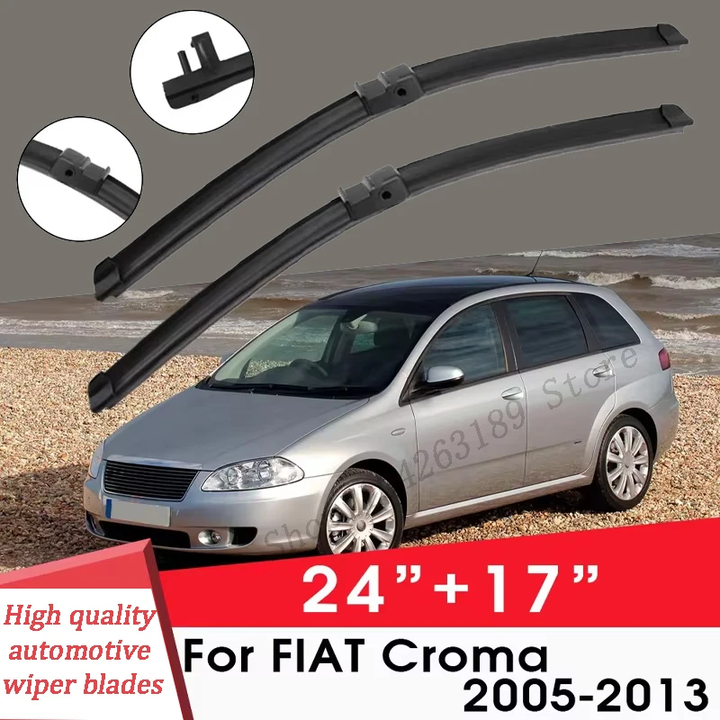 Car Wiper Blade Front Window Windshield Rubber Silicon Gel Refill Wipers For Fiat Croma 2005-2013 24"+17" Car Accessories
Car Wiper Blade Front Window Windshield Rubber Silicon Gel Refill Wipers For Fiat Croma 2005-2013 24"+17" Car Accessories