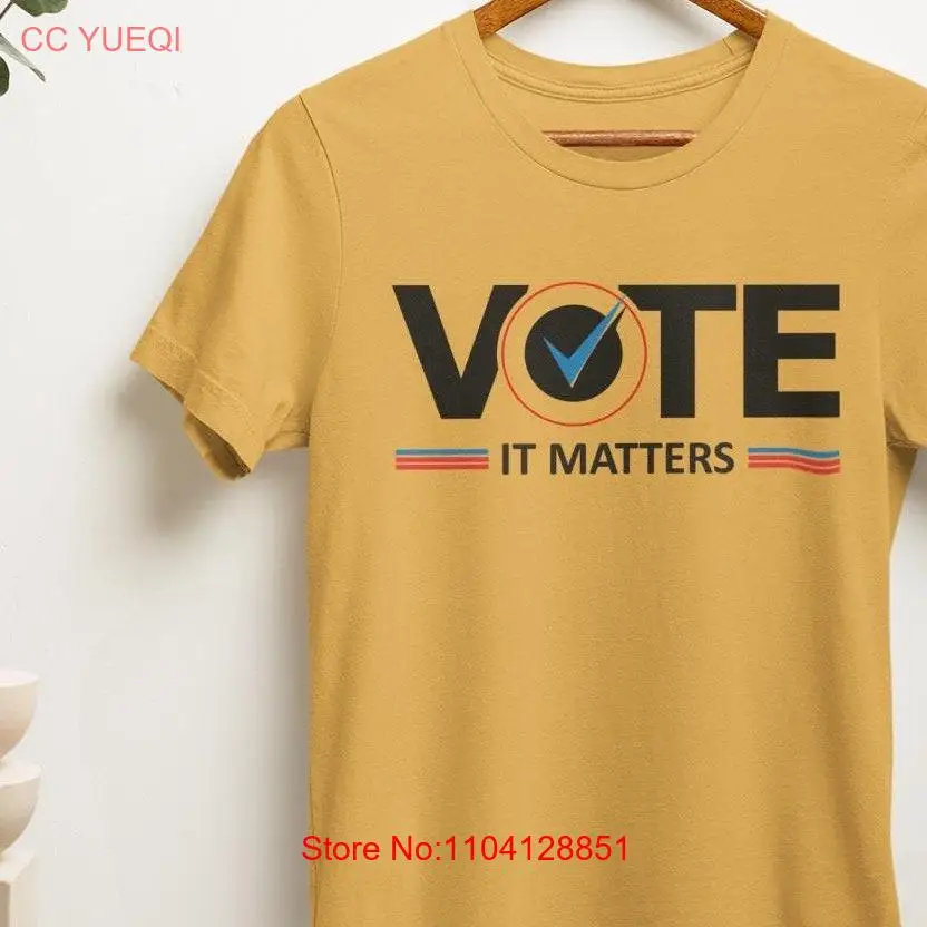 Vote T Shirt Election 2024 Voter DemocraT Politics it Matters long or short sleeves
Vote T Shirt Election 2024 Voter DemocraT Politics it Matters long or short sleeves