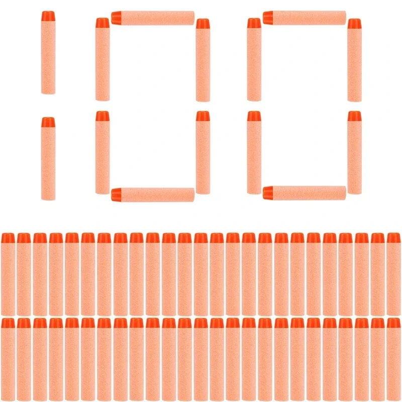T-Orange Round Head Bullets 7.2cm for Nerf N-strike Elite Series Blasters Foam EVA Refill Darts Kids Toy Guns Accessories
T-Orange Round Head Bullets 7.2cm for Nerf N-strike Elite Series Blasters Foam EVA Refill Darts Kids Toy Guns Accessories