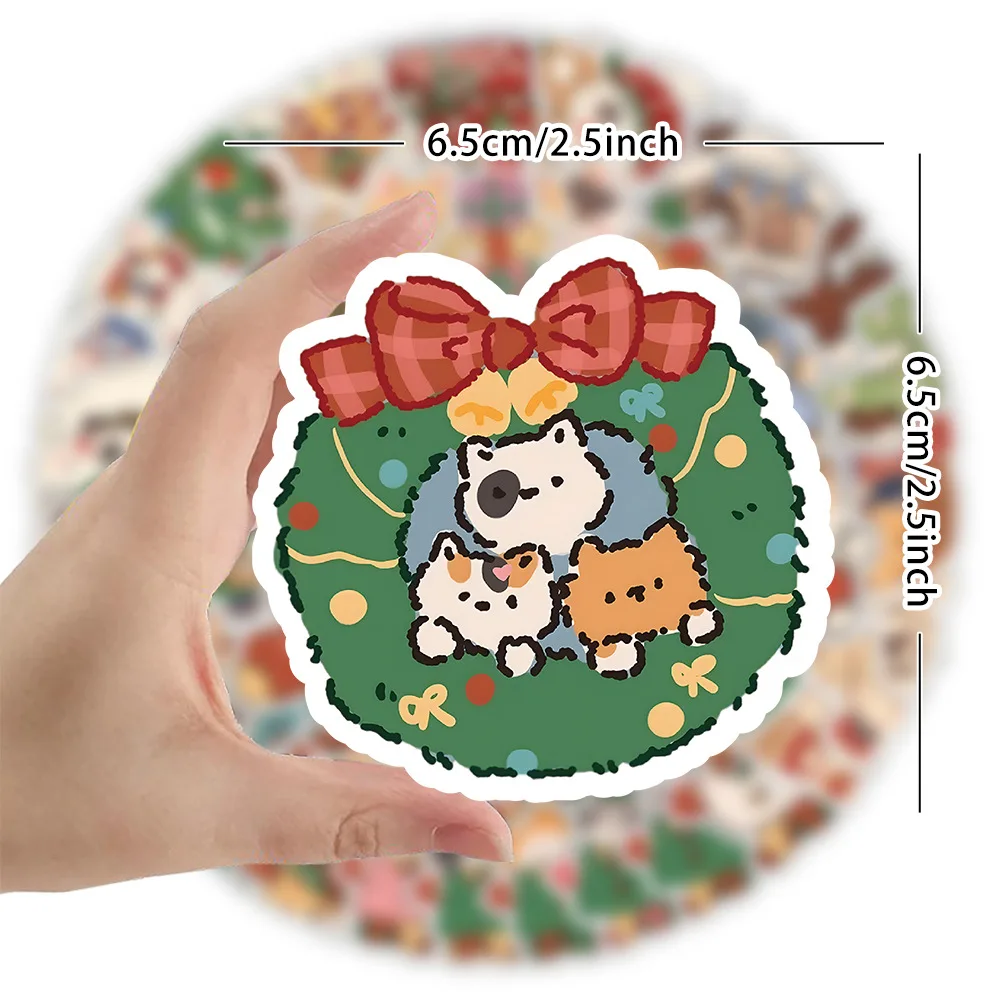 50PCS Cartoon Fun Happy Christmas Sticker Cute Graffiti Waterproof Decal Toy Creative Decoration Laptop Scrapbook Diary Guitar
50PCS Cartoon Fun Happy Christmas Sticker Cute Graffiti Waterproof Decal Toy Creative Decoration Laptop Scrapbook Diary Guitar