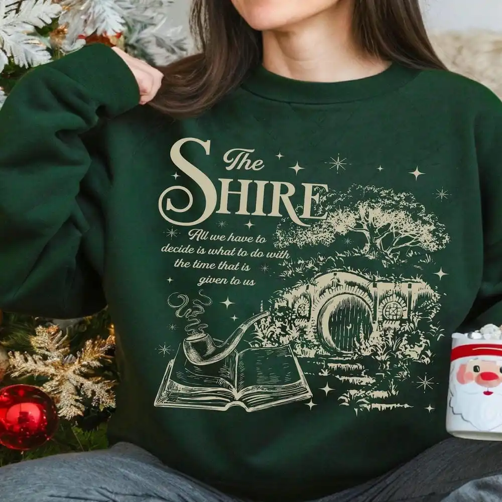 Women Retro The Shire LORTD Sweatshirt For Fans Fantasy Book Lover Sweater Funny Long Sleeve Fleece Sweatshirt Y2K Streetwear
Women Retro The Shire LORTD Sweatshirt For Fans Fantasy Book Lover Sweater Funny Long Sleeve Fleece Sweatshirt Y2K Streetwear