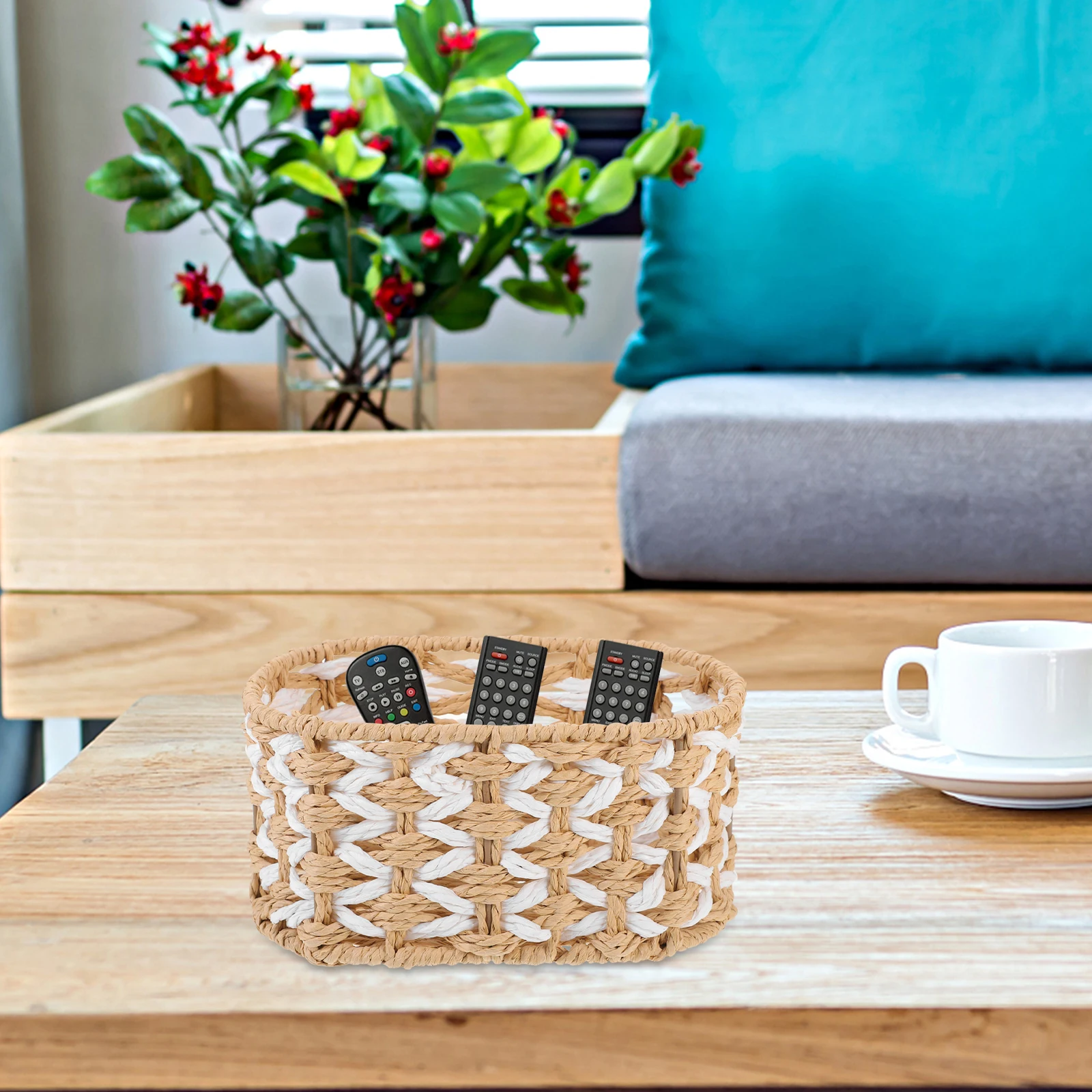 Woven Storage Basket 20x11x10cm Home Supplies Organizer for Snacks Books Toys Sundries Keeper Simplify
Woven Storage Basket 20x11x10cm Home Supplies Organizer for Snacks Books Toys Sundries Keeper Simplify