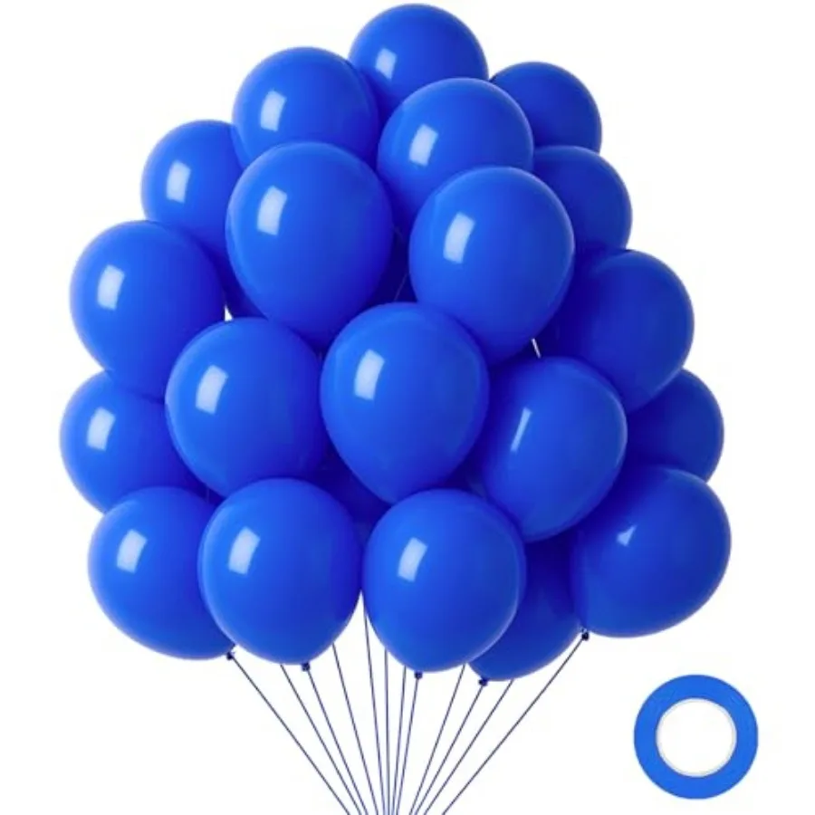 110 PCS Royal Balloons, 12 Inch Bright Royal Latex Balloons for Birthday Bridal Shower Wedding Graduation Baseball Nautical Ret
110 PCS Royal Balloons, 12 Inch Bright Royal Latex Balloons for Birthday Bridal Shower Wedding Graduation Baseball Nautical Ret