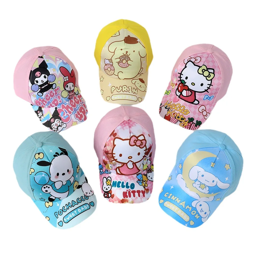 Sanrio Baseball Hat Cartoon Kawaii Kuromi Cinnamoroll Cute Students Outdoor Protection Head Children Toys Boys Girls Xmas Gifts
Sanrio Baseball Hat Cartoon Kawaii Kuromi Cinnamoroll Cute Students Outdoor Protection Head Children Toys Boys Girls Xmas Gifts