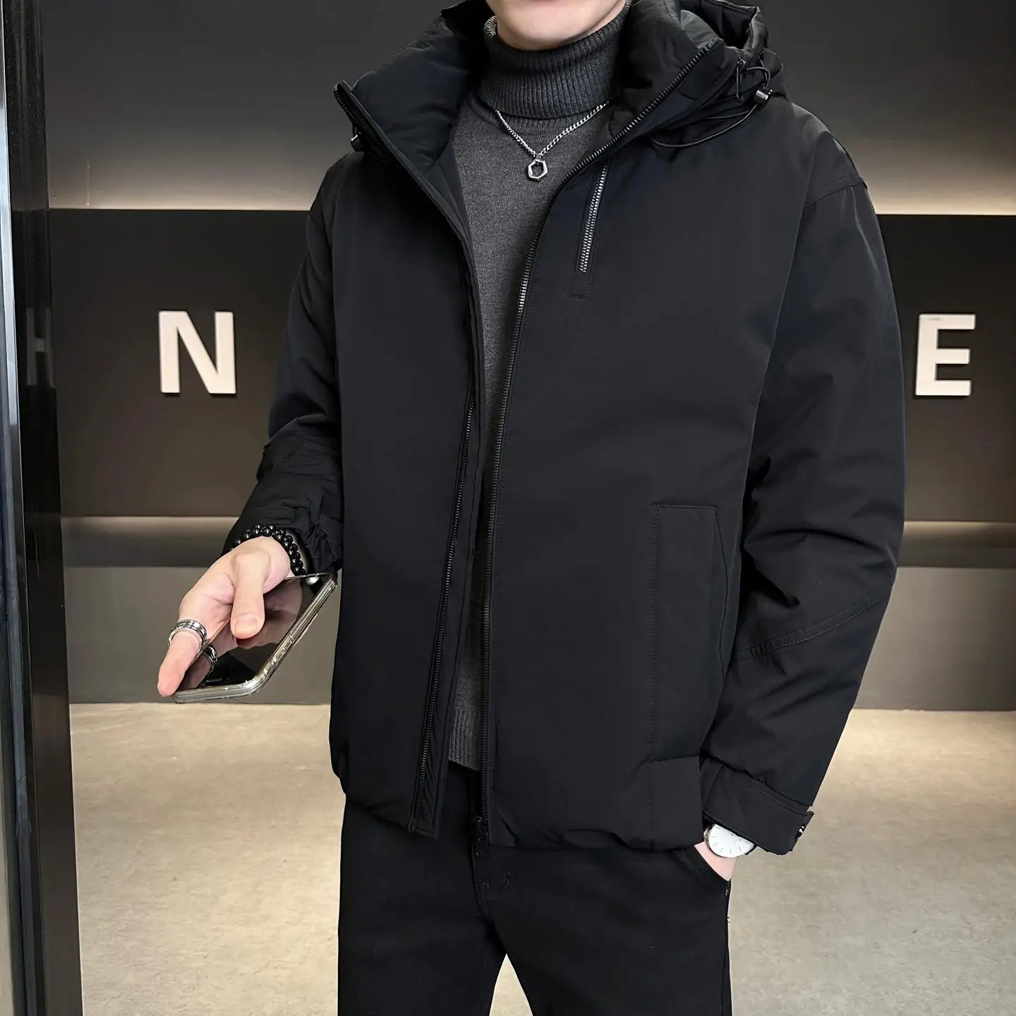 Ele Men's down Jaet Hooded Faionable Versatile Autumn Winter Thiened Warm Regular Fit Ci Casual Sle D5W800
Ele Men's down Jaet Hooded Faionable Versatile Autumn Winter Thiened Warm Regular Fit Ci Casual Sle D5W800