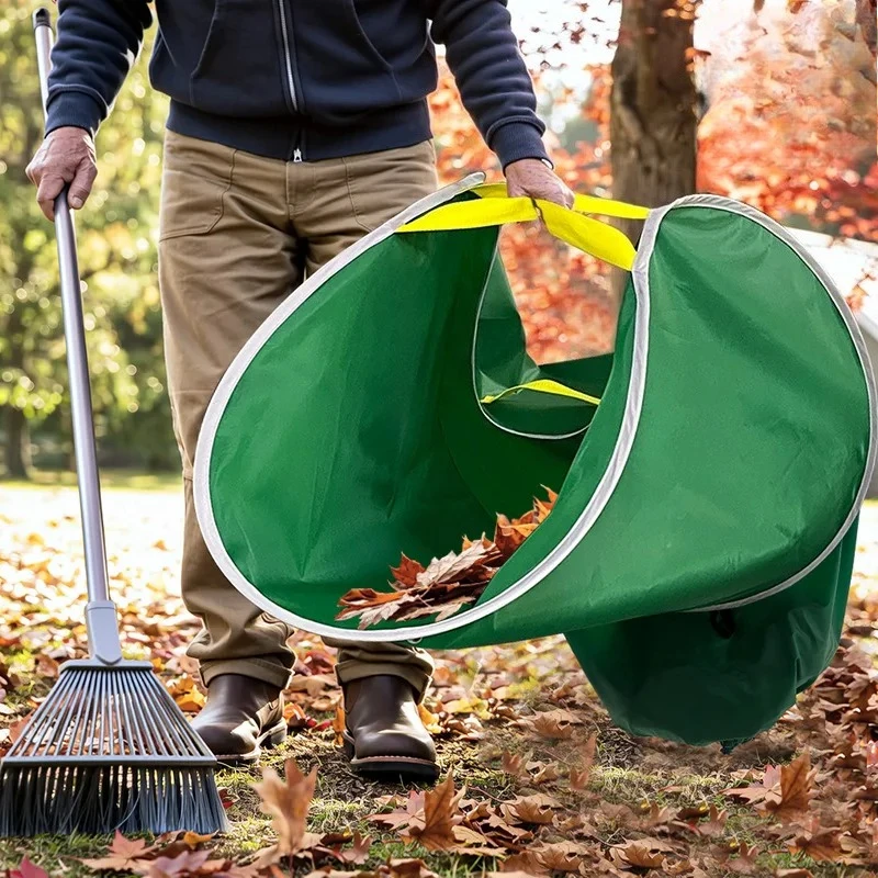 Portable Foldable Leaf Bag, Oxford Cloth Quick Open Garden Waste Bag, Reusable Yard Lawn Park Leaf Collection Storage Bag
Portable Foldable Leaf Bag, Oxford Cloth Quick Open Garden Waste Bag, Reusable Yard Lawn Park Leaf Collection Storage Bag