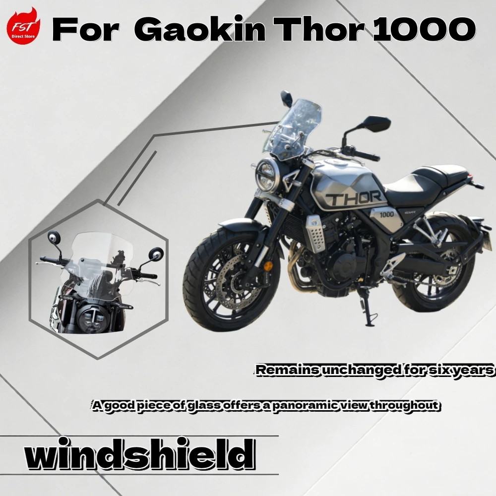 For GAOKIN THOR1000 Modified Heightened & Widened Windshield Front Wind Deflector
For GAOKIN THOR1000 Modified Heightened & Widened Windshield Front Wind Deflector