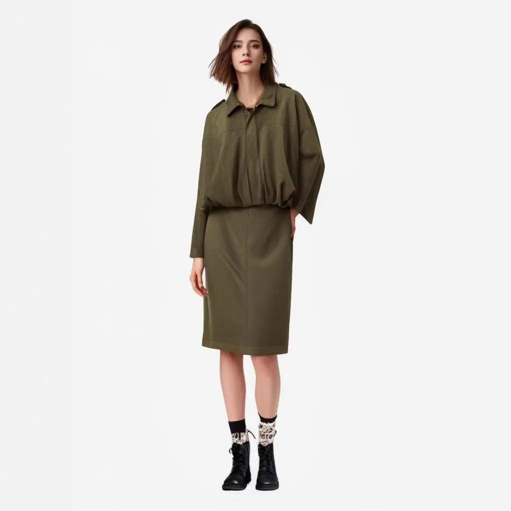 Spring Suede Texture Effect Bomber Jacket Coat Top Shorts Skirt Set Women's Fashion Wholesale
Spring Suede Texture Effect Bomber Jacket Coat Top Shorts Skirt Set Women's Fashion Wholesale