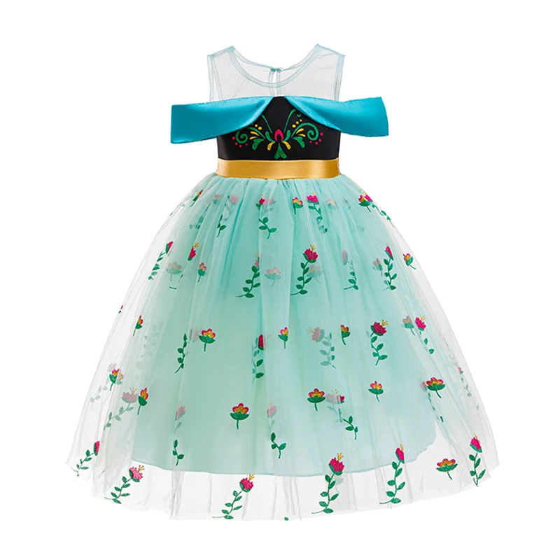 Kids Off - Shoulder Princess Party Dress Square Neck Floral Embroidery Tulle Skirt Baby Girls Birthday Christmas Gown
Kids Off - Shoulder Princess Party Dress Square Neck Floral Embroidery Tulle Skirt Baby Girls Birthday Christmas Gown