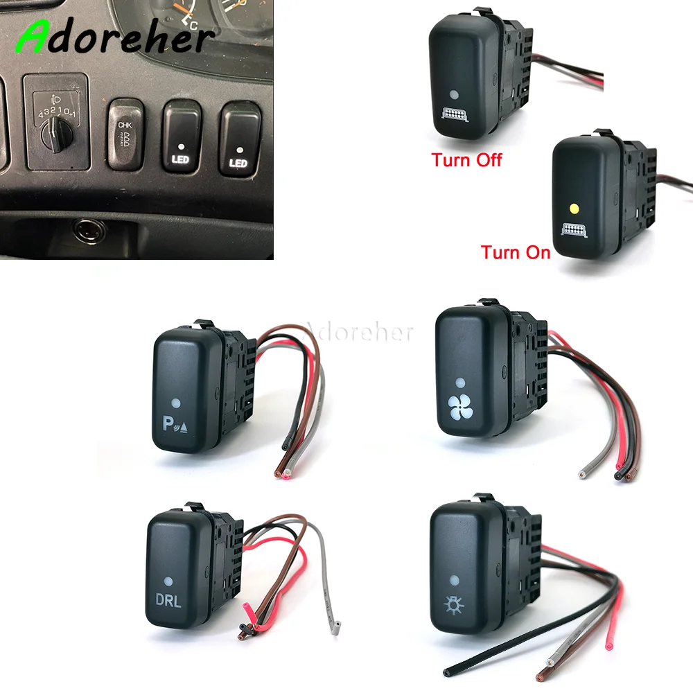 1PC LED light fog light DRL power spotlight fan Headlights parking radar switch For Mitsubishi Fuso
1PC LED light fog light DRL power spotlight fan Headlights parking radar switch For Mitsubishi Fuso