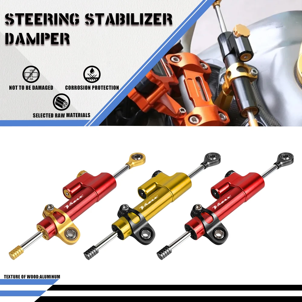 For YAMAHA V-MAX V MAX VMAX 1200 1700 CNC Aluminum Motorcycle Damper Steering Stabilize Safety Control VMAX1200 VMAX1700
For YAMAHA V-MAX V MAX VMAX 1200 1700 CNC Aluminum Motorcycle Damper Steering Stabilize Safety Control VMAX1200 VMAX1700