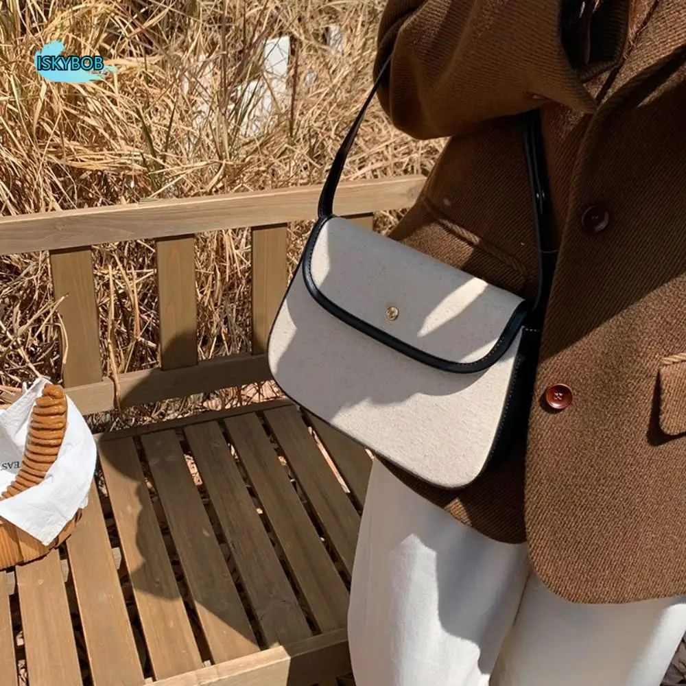 Elegant Women Small Square Bag Anti-Splash Water Large Capacity Canvas Underarm Bag Superior Korean Style Beige Shoulder Pouch
Elegant Women Small Square Bag Anti-Splash Water Large Capacity Canvas Underarm Bag Superior Korean Style Beige Shoulder Pouch