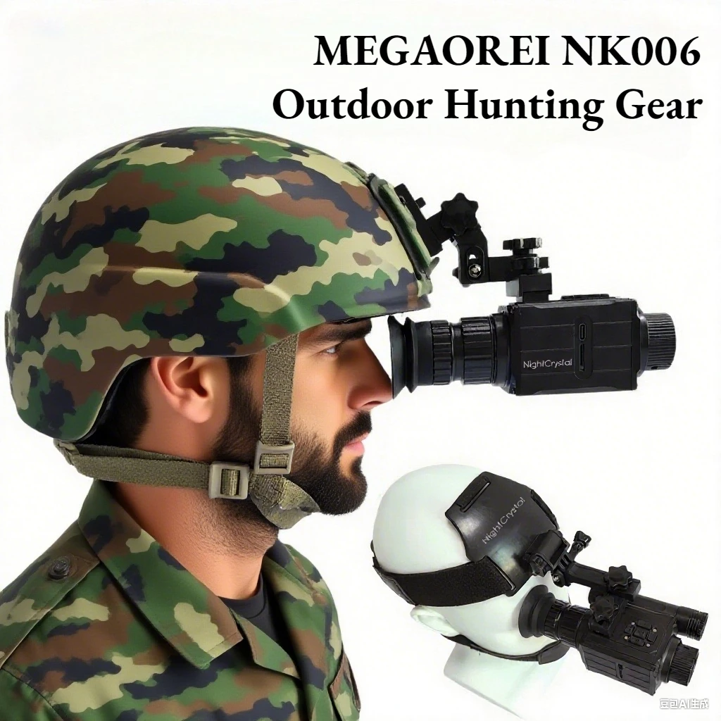 Megaorei NK006 1080P Digital Hunting Night Vision Goggles Helmet Night Vision Monocular Long-Distance Infrared 5X Zoom Telescope
Megaorei NK006 1080P Digital Hunting Night Vision Goggles Helmet Night Vision Monocular Long-Distance Infrared 5X Zoom Telescope