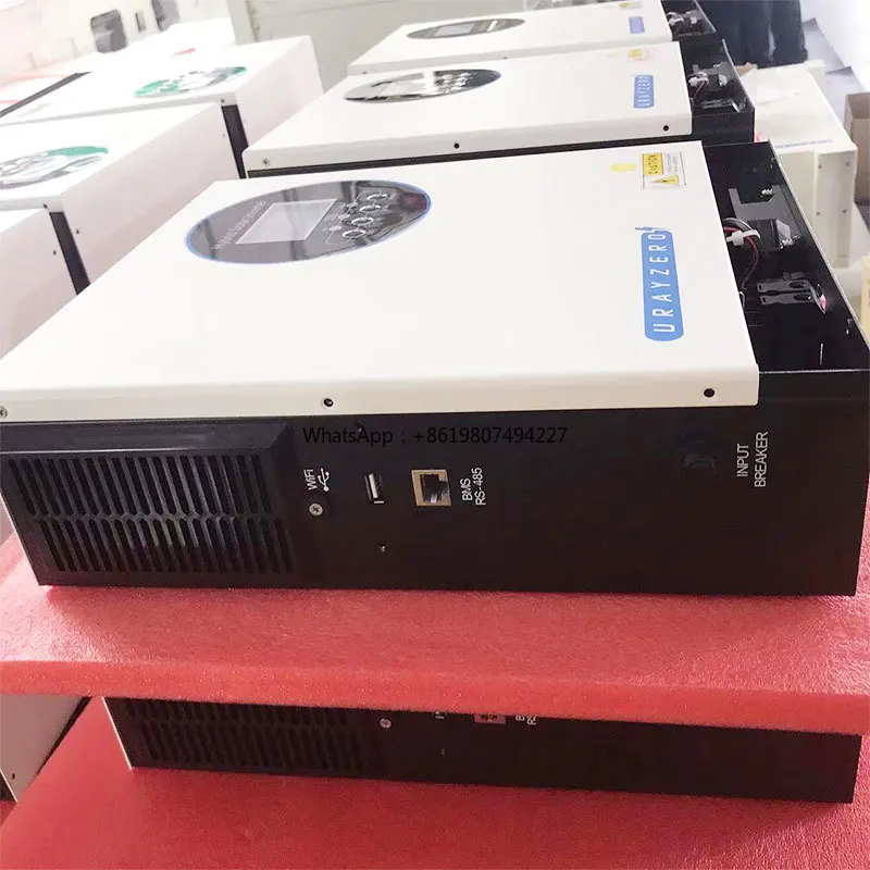 Hybrid Off Grid Solar Inverter 6.2KW 48V MPPT Solar Inverter for Power System Solar Home System 6500w
Hybrid Off Grid Solar Inverter 6.2KW 48V MPPT Solar Inverter for Power System Solar Home System 6500w