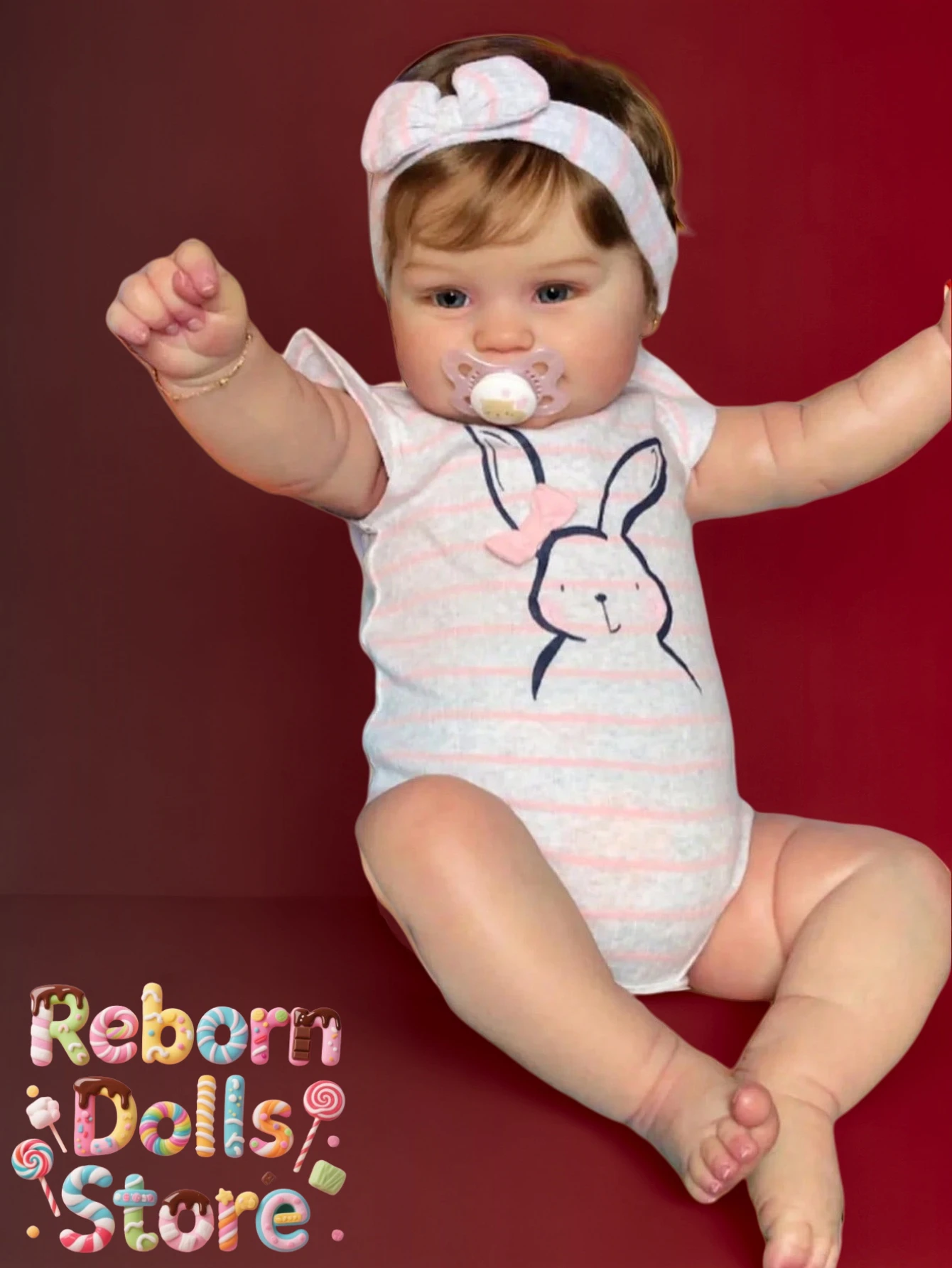 18-дюймовая кукла Maddie Reborn, реалистичная кукла ручной работы для новорожденных с укорененными волосами Reborn Baby (тканевое тело)
18-дюймовая кукла Maddie Reborn, реалистичная кукла ручной работы для новорожденных с укорененными волосами Reborn Baby (тканевое тело)