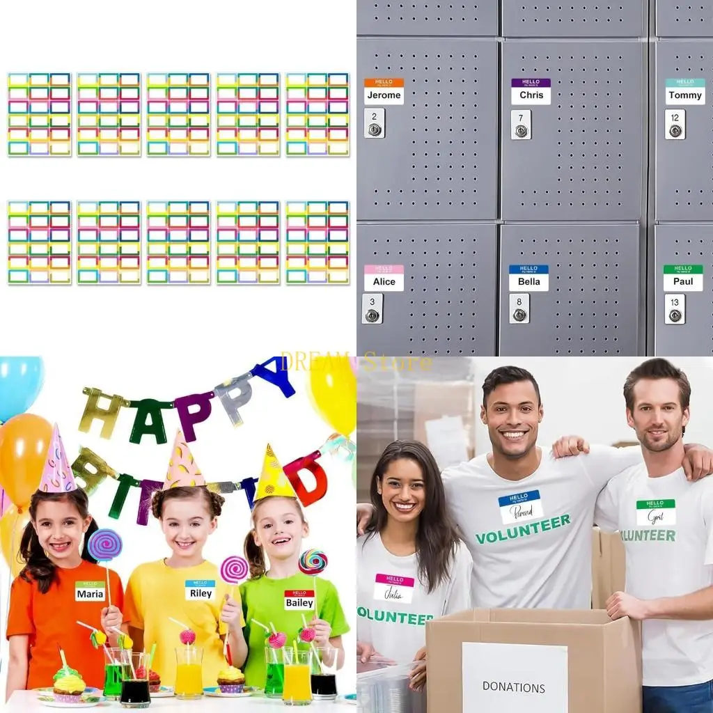 180PCS 18 Color Hello Name Stickers Colorful Name Badge for Daycare best sale
180PCS 18 Color Hello Name Stickers Colorful Name Badge for Daycare best sale