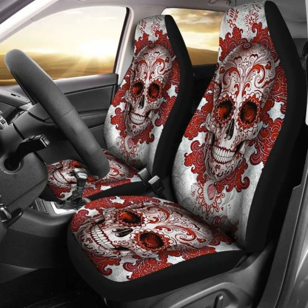 Set Of 2 Pcs Day Of The Dead Sugar Skulls Car Seat Covers,Pack of 2 Universal Front Seat Protective Cover
Set Of 2 Pcs Day Of The Dead Sugar Skulls Car Seat Covers,Pack of 2 Universal Front Seat Protective Cover