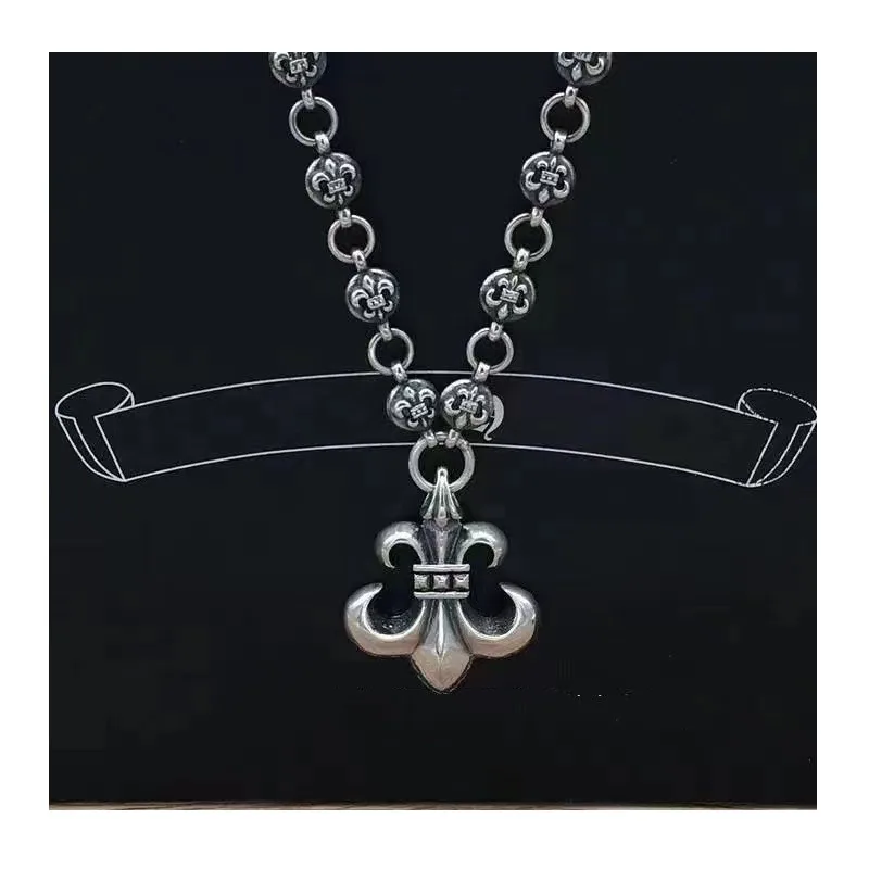 Chaoxuan Luo Xin Anchor Scout Flower Pendant Pendant Retro Silver Plated Cross Chain Necklace Men's and Women's Sweater Chain
Chaoxuan Luo Xin Anchor Scout Flower Pendant Pendant Retro Silver Plated Cross Chain Necklace Men's and Women's Sweater Chain