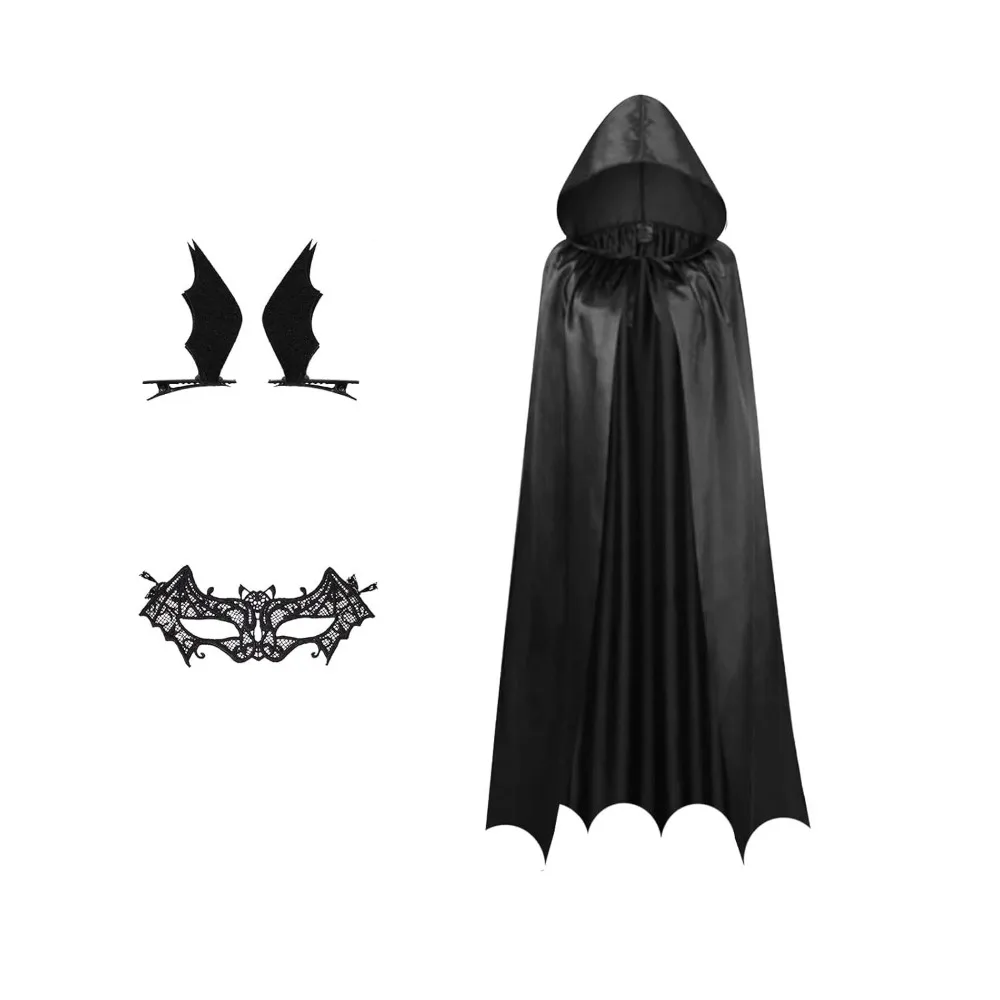 Face Shield Women's Ghost Cloak Loose Stage Performance Halloween Cosplay Costume Party Props Hairpin Halloween Cloak with Hat
Face Shield Women's Ghost Cloak Loose Stage Performance Halloween Cosplay Costume Party Props Hairpin Halloween Cloak with Hat