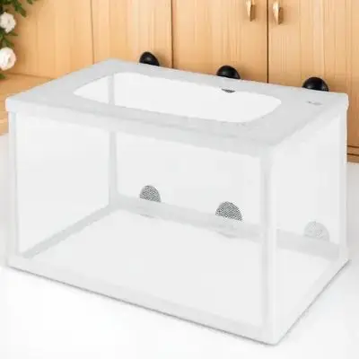 Big Size Fish Breeder Net Polyester Frame Hatchery Incubator Aquarium Suction Cup Egg Fry Survival Fish Box Net
Big Size Fish Breeder Net Polyester Frame Hatchery Incubator Aquarium Suction Cup Egg Fry Survival Fish Box Net