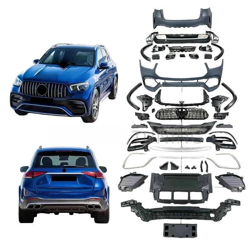 GLE63 bodykit car bumpers for gle w167 2020-2022 to body kit
GLE63 bodykit car bumpers for gle w167 2020-2022 to body kit