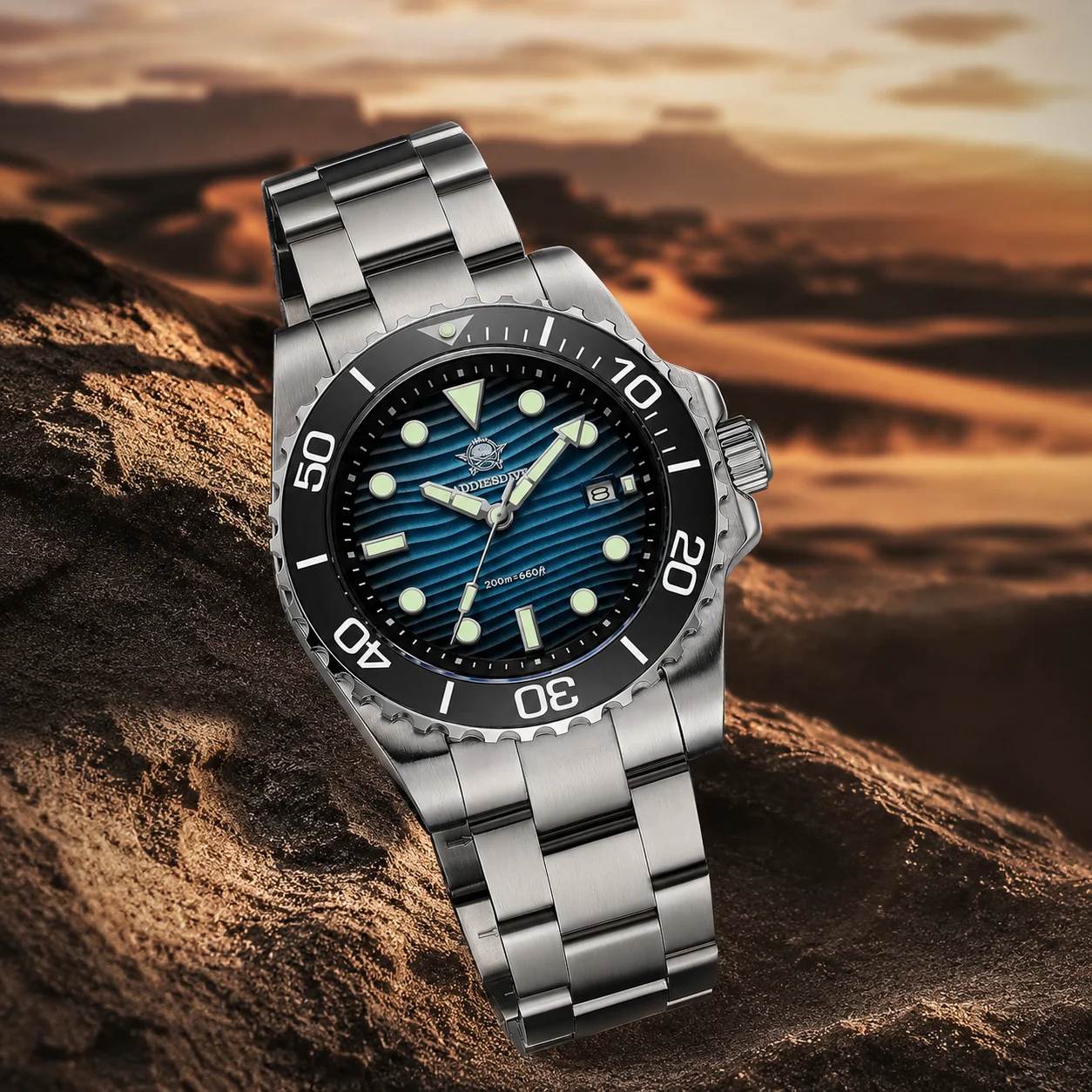 ADDIESDIVE 41mm Diving Quartz Watch Japan 2115 Texture Dial Calendar Luminous Watches 200m Waterproof Stainless Steel Man Watch
ADDIESDIVE 41mm Diving Quartz Watch Japan 2115 Texture Dial Calendar Luminous Watches 200m Waterproof Stainless Steel Man Watch