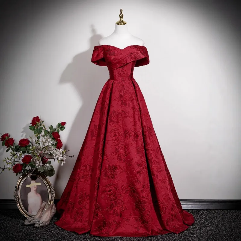 2026 New Arrival Red One-Shoulder Evening Gown for Women - Hostess, Elegant Toasting Attire, Bride, High-End Engagement Look
2026 New Arrival Red One-Shoulder Evening Gown for Women - Hostess, Elegant Toasting Attire, Bride, High-End Engagement Look