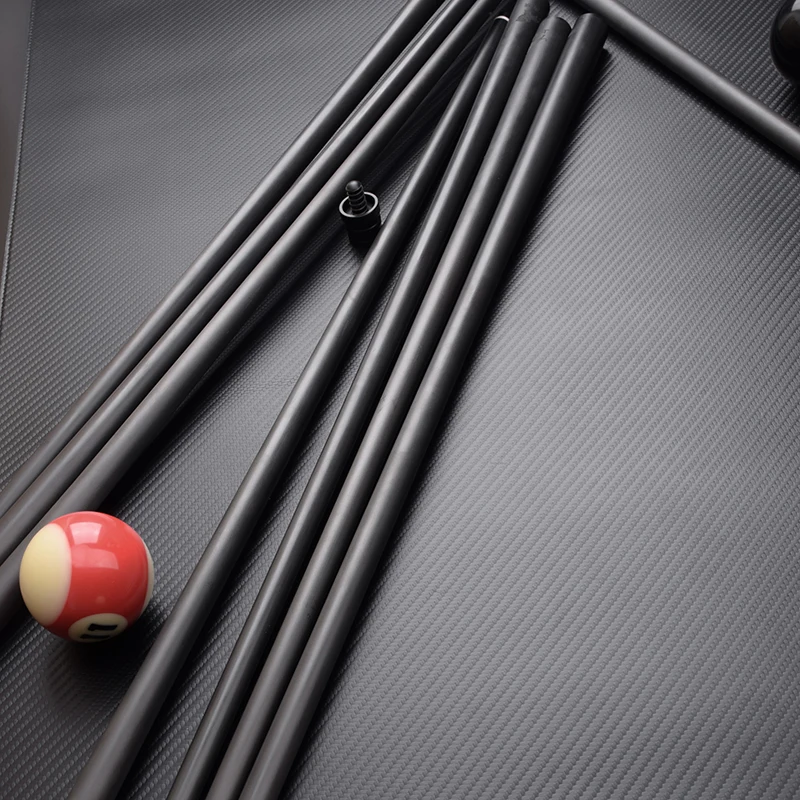 High Quality Carbon Fiber Pool Cue with 11.5/11.8/12.5mm Pig Tip, Equipped with Extension for Breaking Shots
High Quality Carbon Fiber Pool Cue with 11.5/11.8/12.5mm Pig Tip, Equipped with Extension for Breaking Shots