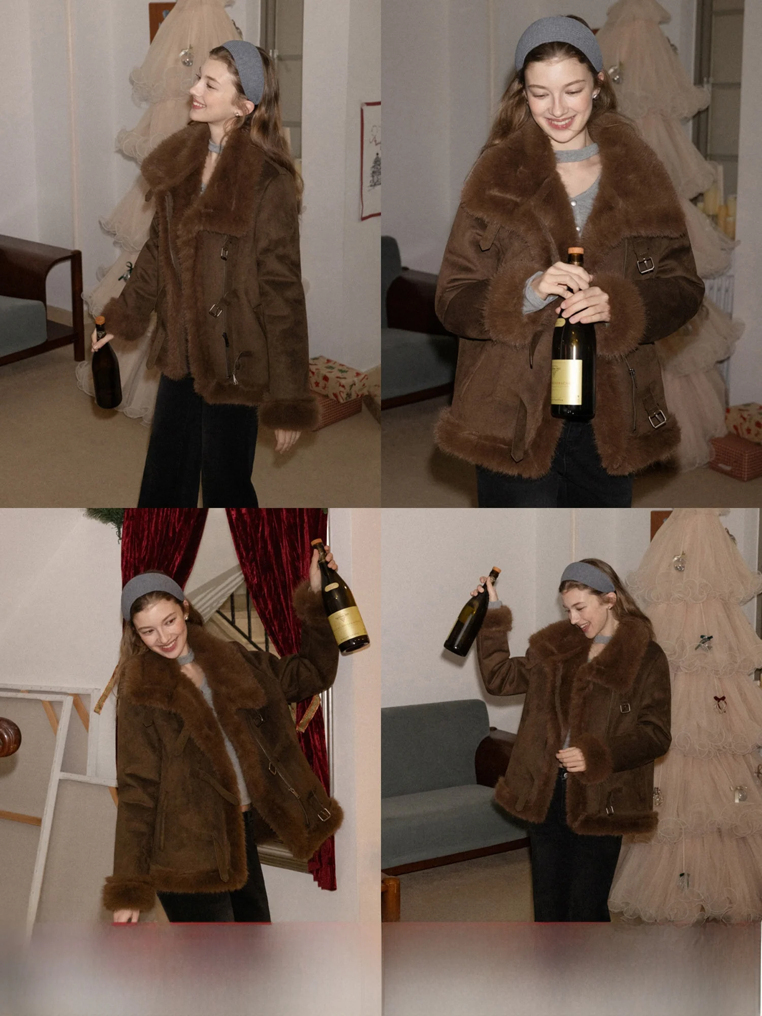 Теплая верхняя одежда: женское пальто с утолщенным меховым воротником, комбинированное из кожи и меха, повседневное, свободного кроя, с длинными рукавами
Теплая верхняя одежда: женское пальто с утолщенным меховым воротником, комбинированное из кожи и меха, повседневное, свободного кроя, с длинными рукавами