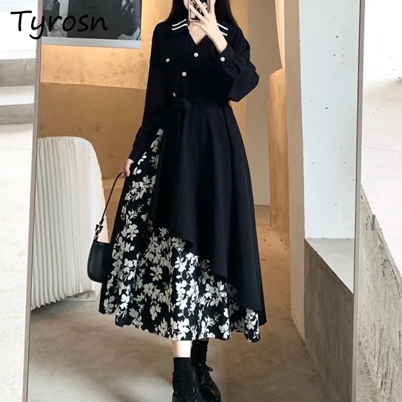 Dresses Women Elegant Tender Temperament Floral Autumn French Style Fashion Daily Retro Cozy Ankle-Length Chic Daily All-match
Dresses Women Elegant Tender Temperament Floral Autumn French Style Fashion Daily Retro Cozy Ankle-Length Chic Daily All-match