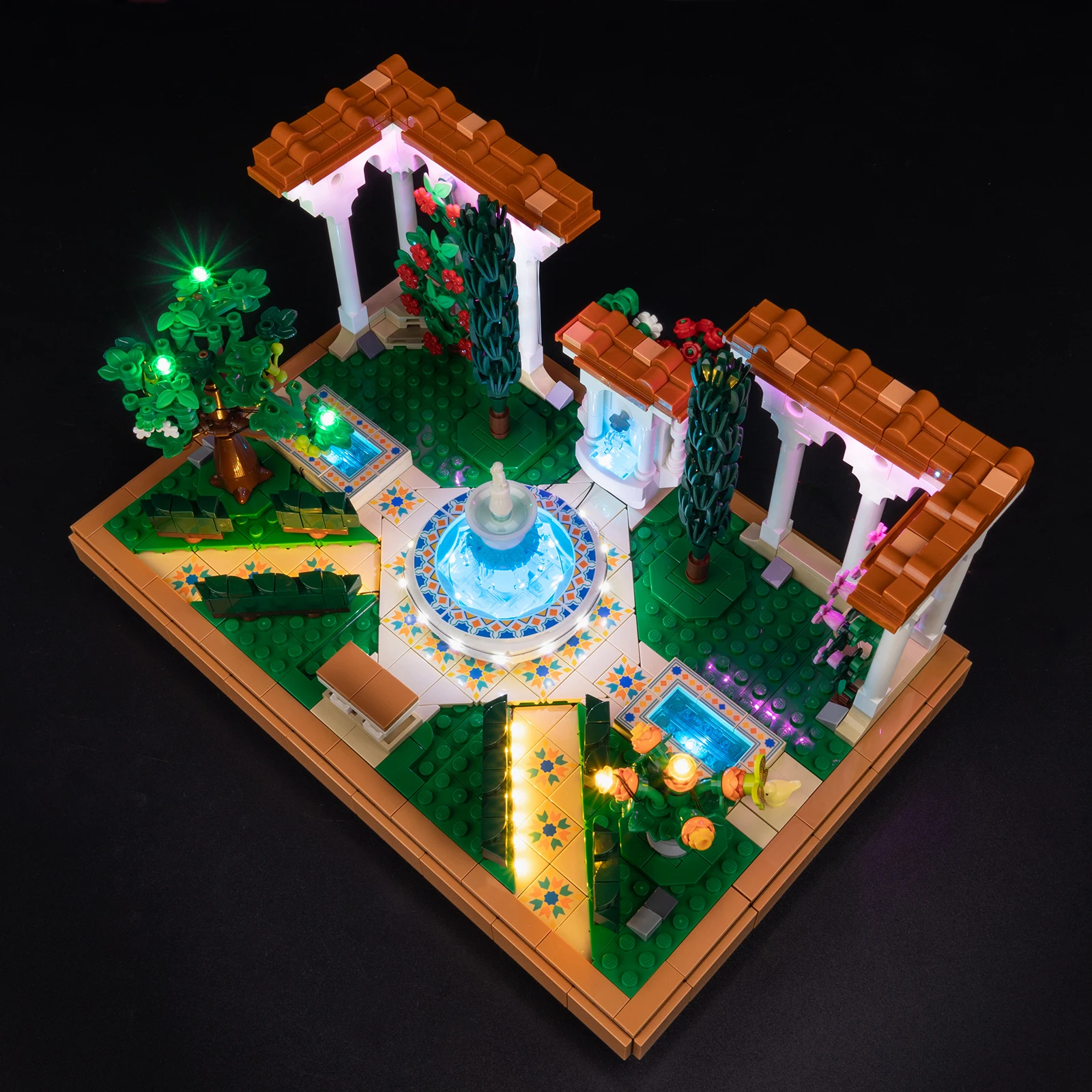 Комплект светодиодных фонарей Kyglaring для строительных блоков Fountain Garden 10359 (в комплект входит только комплект освещения)
Комплект светодиодных фонарей Kyglaring для строительных блоков Fountain Garden 10359 (в комплект входит только комплект освещения)