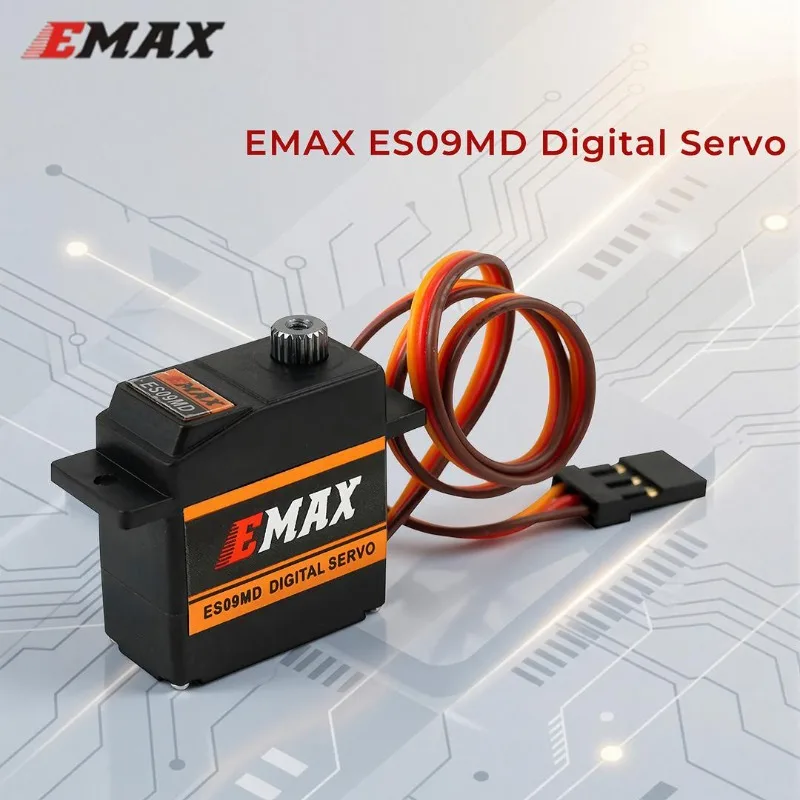 EMAX Official ES09MD Dual-Bearing Metal Digital Steering Swash RC Servo for 450 Helicopters FPV Fixed Wing (es08ma Es08md Es08a)
EMAX Official ES09MD Dual-Bearing Metal Digital Steering Swash RC Servo for 450 Helicopters FPV Fixed Wing (es08ma Es08md Es08a)