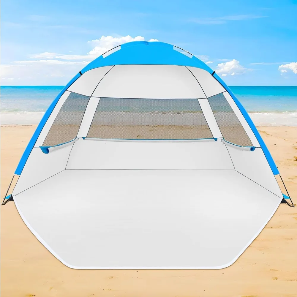 Beach Tent Sun Shelter for 3/4 Person, UPF 50+ UV Protection Beach Canopy, Lightweight & Easy Setup Beach Shade Canopy, Portable
Beach Tent Sun Shelter for 3/4 Person, UPF 50+ UV Protection Beach Canopy, Lightweight & Easy Setup Beach Shade Canopy, Portable