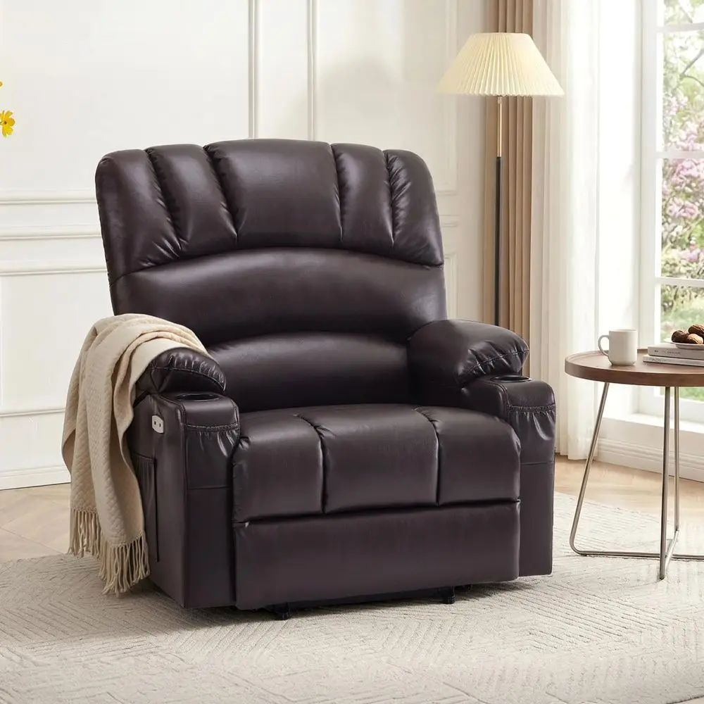 Oversized Power Lift Recliner Chair for Elderly, Lift Chair with Heat and Massage, Lift Recliner for Big and Tall, Cup Holders,
Oversized Power Lift Recliner Chair for Elderly, Lift Chair with Heat and Massage, Lift Recliner for Big and Tall, Cup Holders,