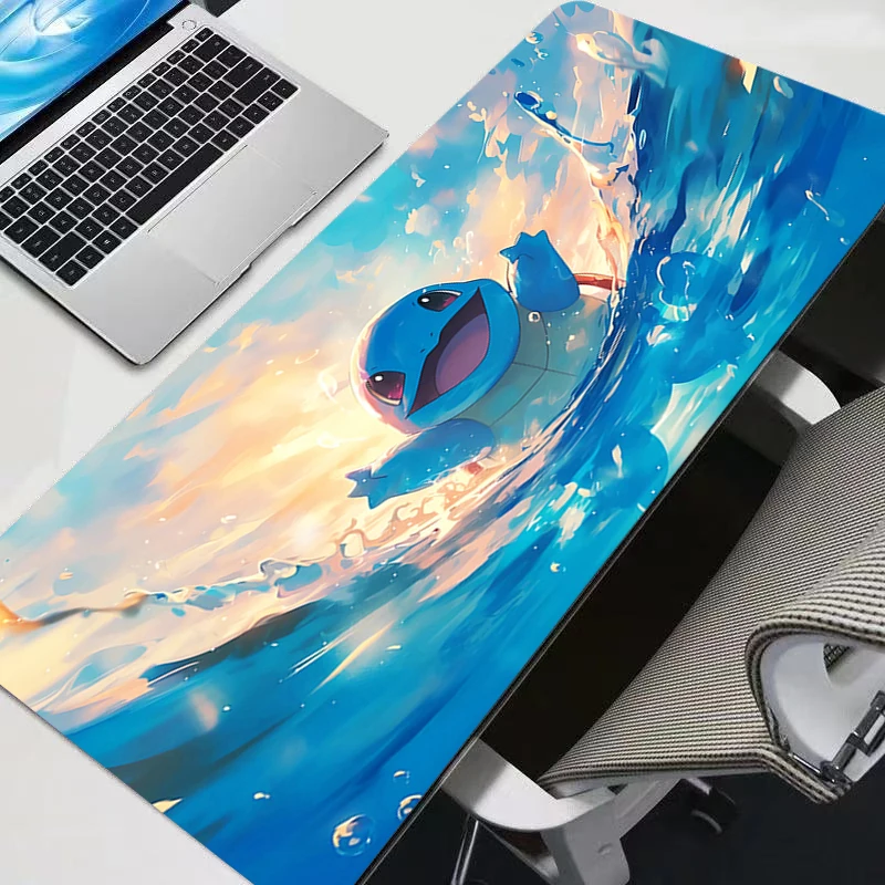 Mouse Pad 90x40cm Edge White Desk Mat Gamer Office Computer P-Pokemon Squirtle Carpet Keyboard Table Gaming Accessories Mousepad
Mouse Pad 90x40cm Edge White Desk Mat Gamer Office Computer P-Pokemon Squirtle Carpet Keyboard Table Gaming Accessories Mousepad