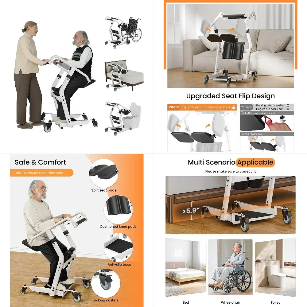 LITE Evacuation Foldable Stair Lift Chair Portable Stair Chair for Senior or Disabled Patient Transport Lightweight First Respo
LITE Evacuation Foldable Stair Lift Chair Portable Stair Chair for Senior or Disabled Patient Transport Lightweight First Respo