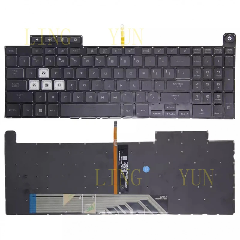 Новая клавиатура с подсветкой для Asus TUF Gaming F15 FA507RC FA507RE FA507RM FA507RR (US-раскладка)
Новая клавиатура с подсветкой для Asus TUF Gaming F15 FA507RC FA507RE FA507RM FA507RR (US-раскладка)