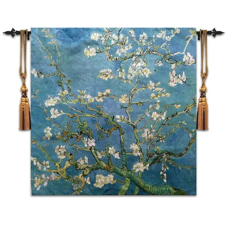 Belgian jacquard wall hanging tapestry van Gogh canvas tapestry living room bedroom mural cloth home painting fabric Apricot
Belgian jacquard wall hanging tapestry van Gogh canvas tapestry living room bedroom mural cloth home painting fabric Apricot