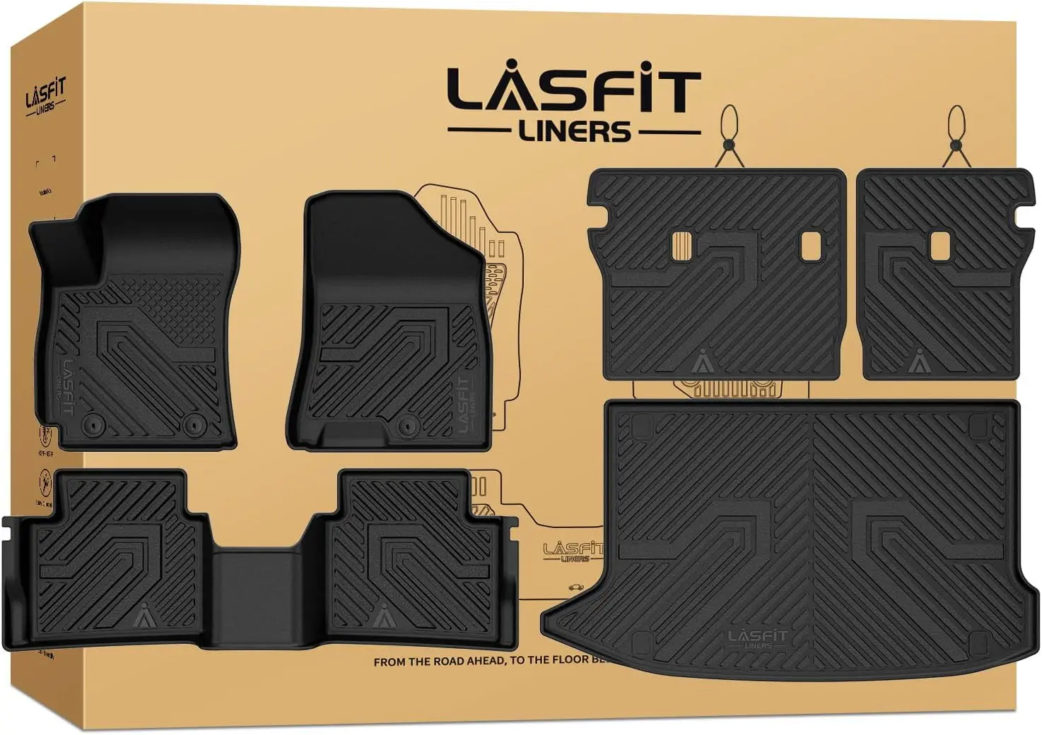 All-Weather TPE Floor Mats & Cargo Mat for Hyundai Kona 2018-2023 Models, Black
All-Weather TPE Floor Mats & Cargo Mat for Hyundai Kona 2018-2023 Models, Black