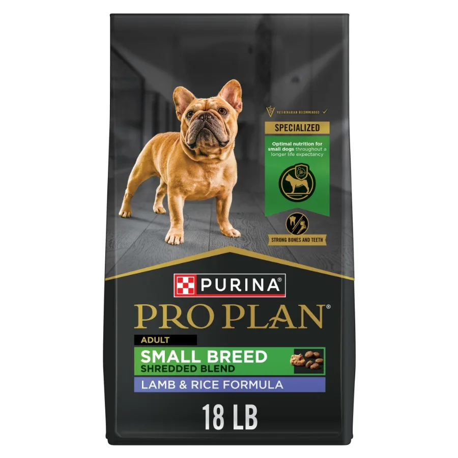 Small Breed Dog Food Shredded Blend Lamb and Rice Formula With Guaranteed Live Probiotics
Small Breed Dog Food Shredded Blend Lamb and Rice Formula With Guaranteed Live Probiotics