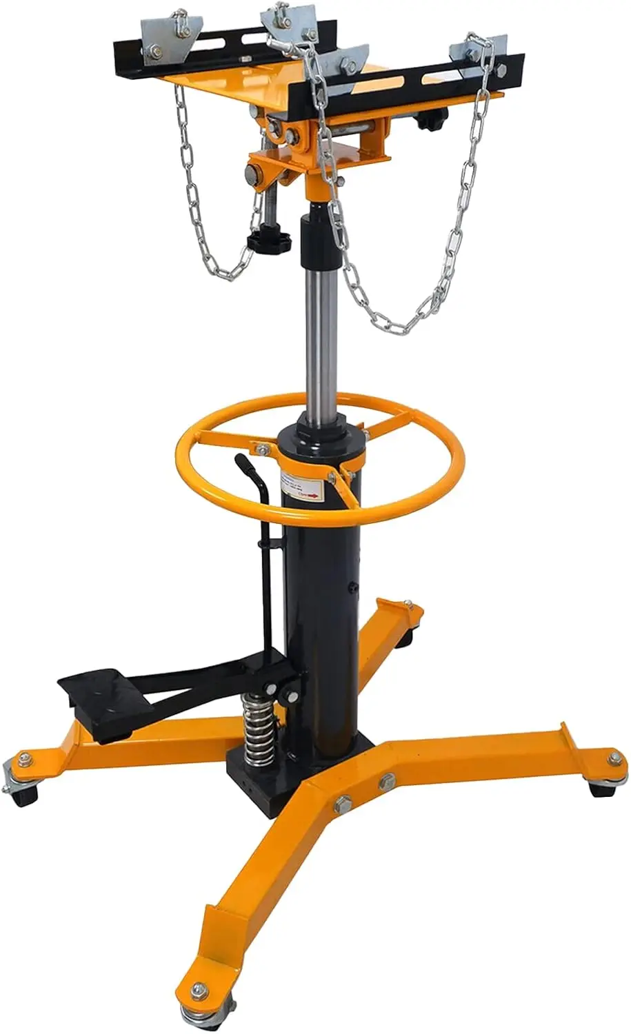 Adjustable Transmission Jack 1660LBS, Telescoping Hydraulic Transmission Jack 0.75T with 2 Stage Hydraulic 360° Swivel Wheel, 34
Adjustable Transmission Jack 1660LBS, Telescoping Hydraulic Transmission Jack 0.75T with 2 Stage Hydraulic 360° Swivel Wheel, 34