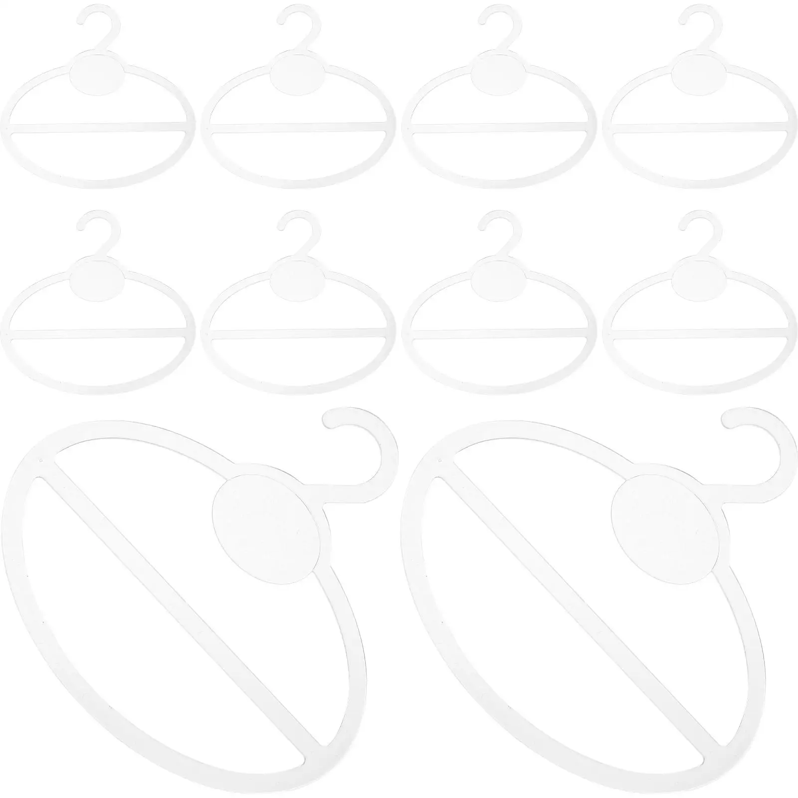 10 Pcs Black 13cm Round Hook Scarf Stand Hanger Plastic Storage Organizer for Scarves Tie Rack Belt Clothes Display Home Use
10 Pcs Black 13cm Round Hook Scarf Stand Hanger Plastic Storage Organizer for Scarves Tie Rack Belt Clothes Display Home Use