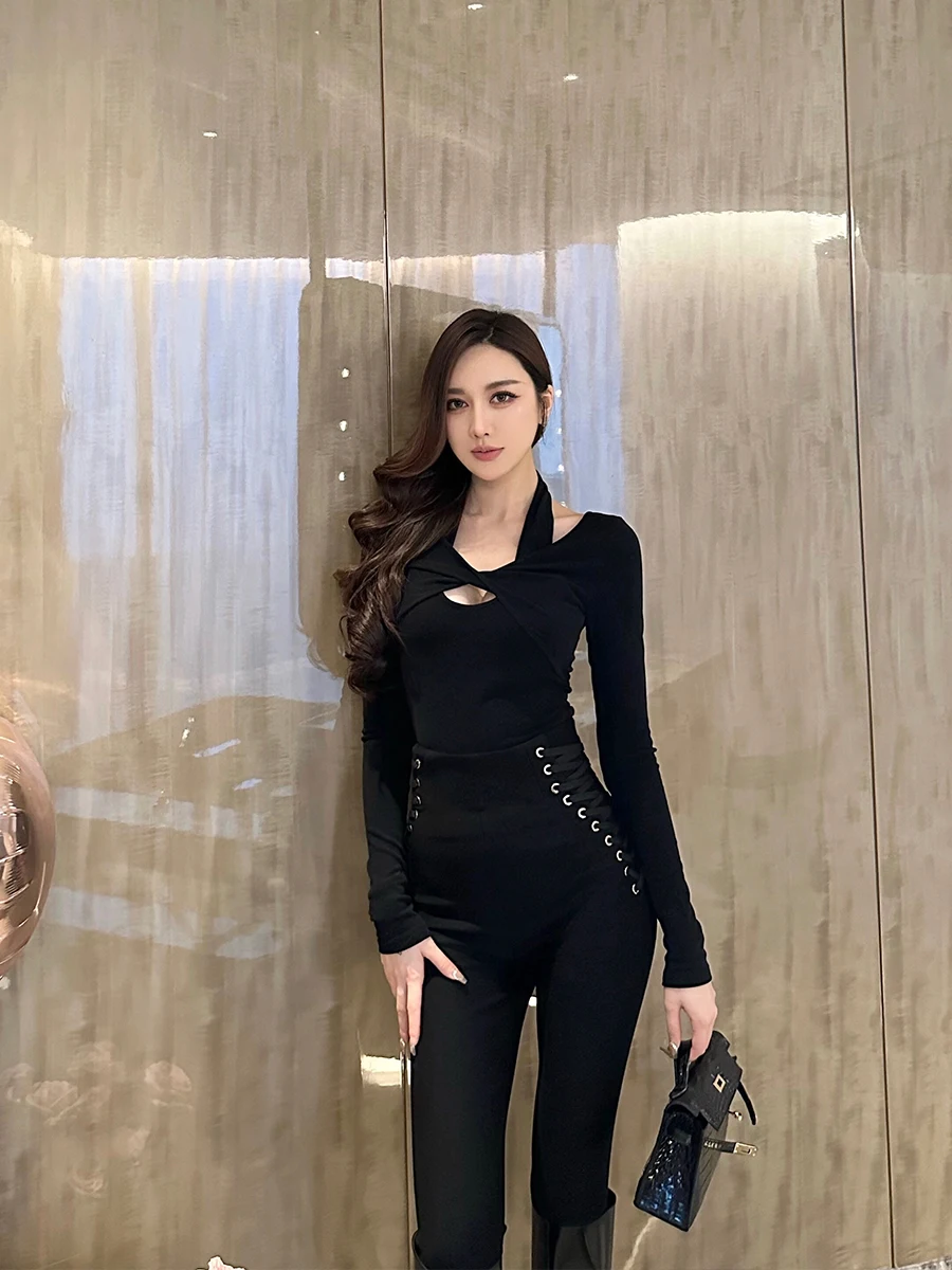 Однотонная двухсторонняя трикотажная футболка с V-Ne Brued, внутренняя одежда, женский топ для похудения на зиму от àn Xī uō
Однотонная двухсторонняя трикотажная футболка с V-Ne Brued, внутренняя одежда, женский топ для похудения на зиму от àn Xī uō