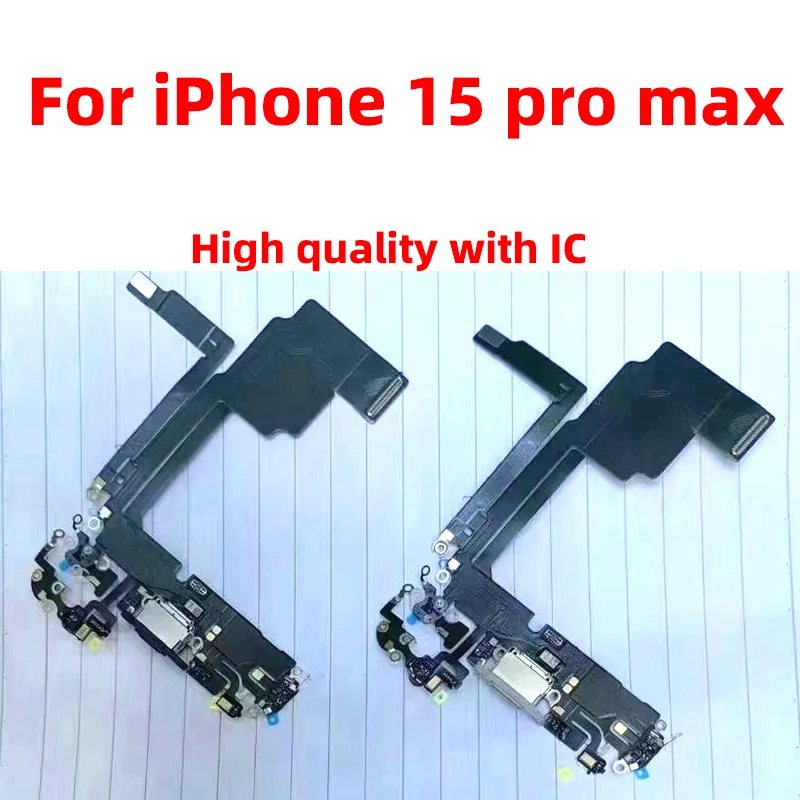 New 1:1 with IC For iphone 15 pro max 15pro max Charging Port Flex Microphone Mini USB Charger Dock Connector Repair
New 1:1 with IC For iphone 15 pro max 15pro max Charging Port Flex Microphone Mini USB Charger Dock Connector Repair