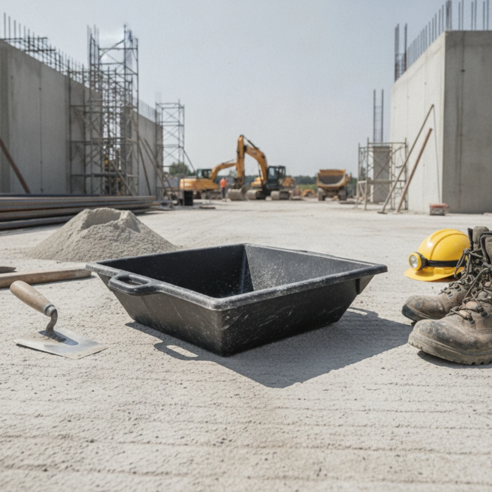 Rubber Tub with Handles Heavy-Duty Mixing Tub Rubber Container Deep-Walled Basin Open-Top for Builders, Construction Sites
Rubber Tub with Handles Heavy-Duty Mixing Tub Rubber Container Deep-Walled Basin Open-Top for Builders, Construction Sites