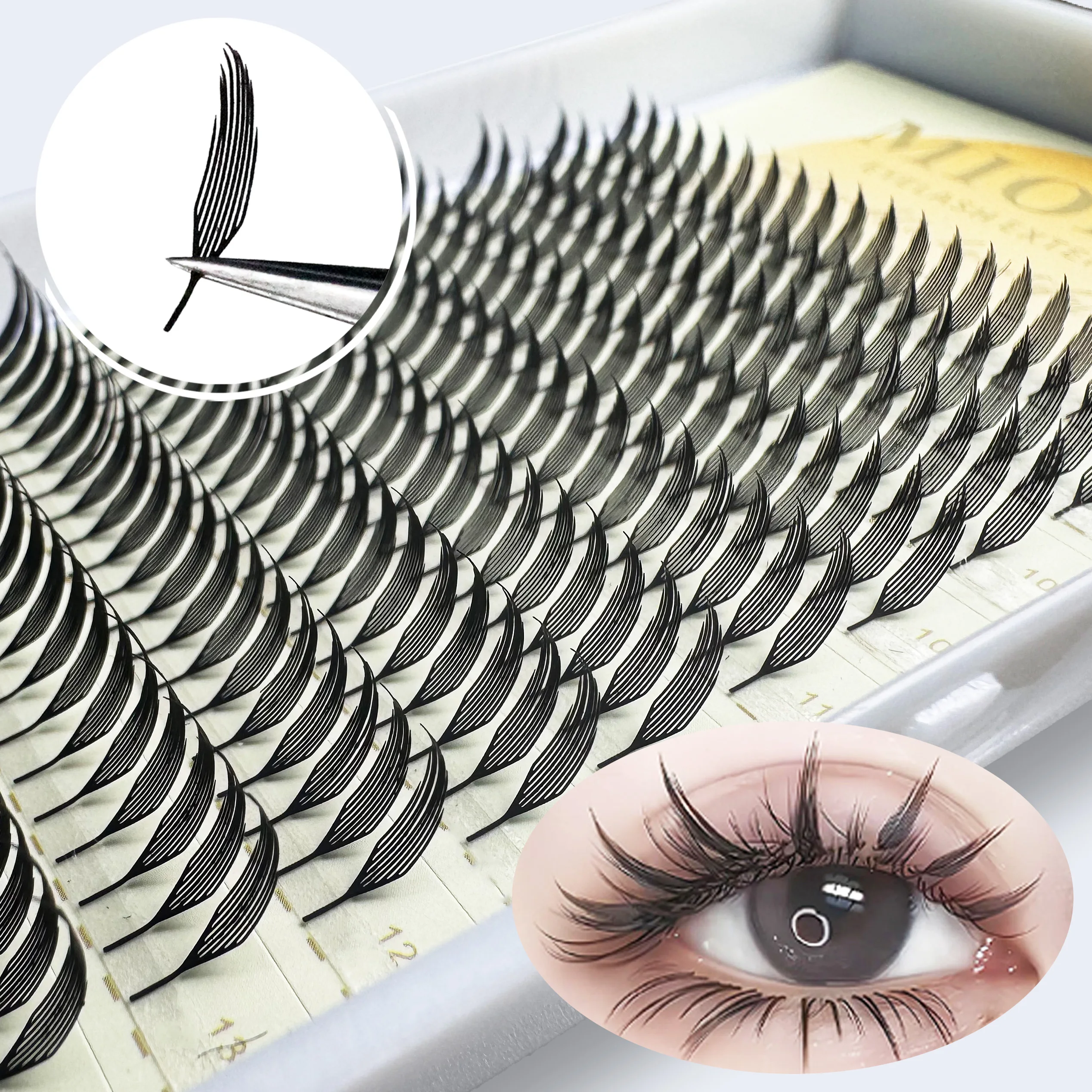 Anime Spire Eyelash Extension Feather Shape C/D Curl Premade Fans Tower Lashes Soft Lightweight Manga Effect False Lashes Makeup
Anime Spire Eyelash Extension Feather Shape C/D Curl Premade Fans Tower Lashes Soft Lightweight Manga Effect False Lashes Makeup