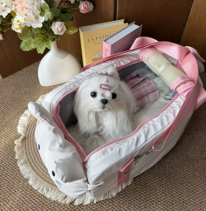 Outdoor Car Pet Carrier Travel Bag Dog Car Seat with Safety Belt for Small Pets, Portable Puppy Carrier & Handbag for Vehicle
Outdoor Car Pet Carrier Travel Bag Dog Car Seat with Safety Belt for Small Pets, Portable Puppy Carrier & Handbag for Vehicle