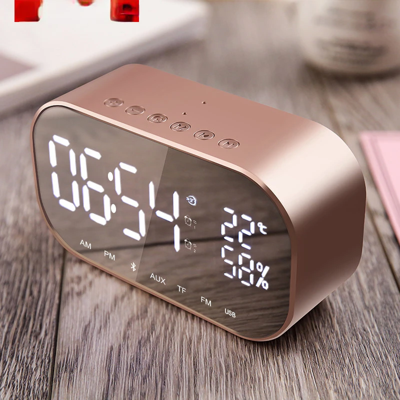 S2 Bluetooth Speaker Wireless Mini Mobile Phone Alarm Clock Small Speaker Computer Car Subwoofer
S2 Bluetooth Speaker Wireless Mini Mobile Phone Alarm Clock Small Speaker Computer Car Subwoofer