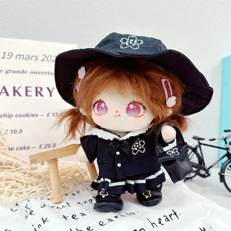 20cm Cute Black Lady Suit Plush Idol Doll Kawaii Stuffed Fat Body Cotton No Attributes Doll for DIY Clothes Accessory Kids Toys
20cm Cute Black Lady Suit Plush Idol Doll Kawaii Stuffed Fat Body Cotton No Attributes Doll for DIY Clothes Accessory Kids Toys
