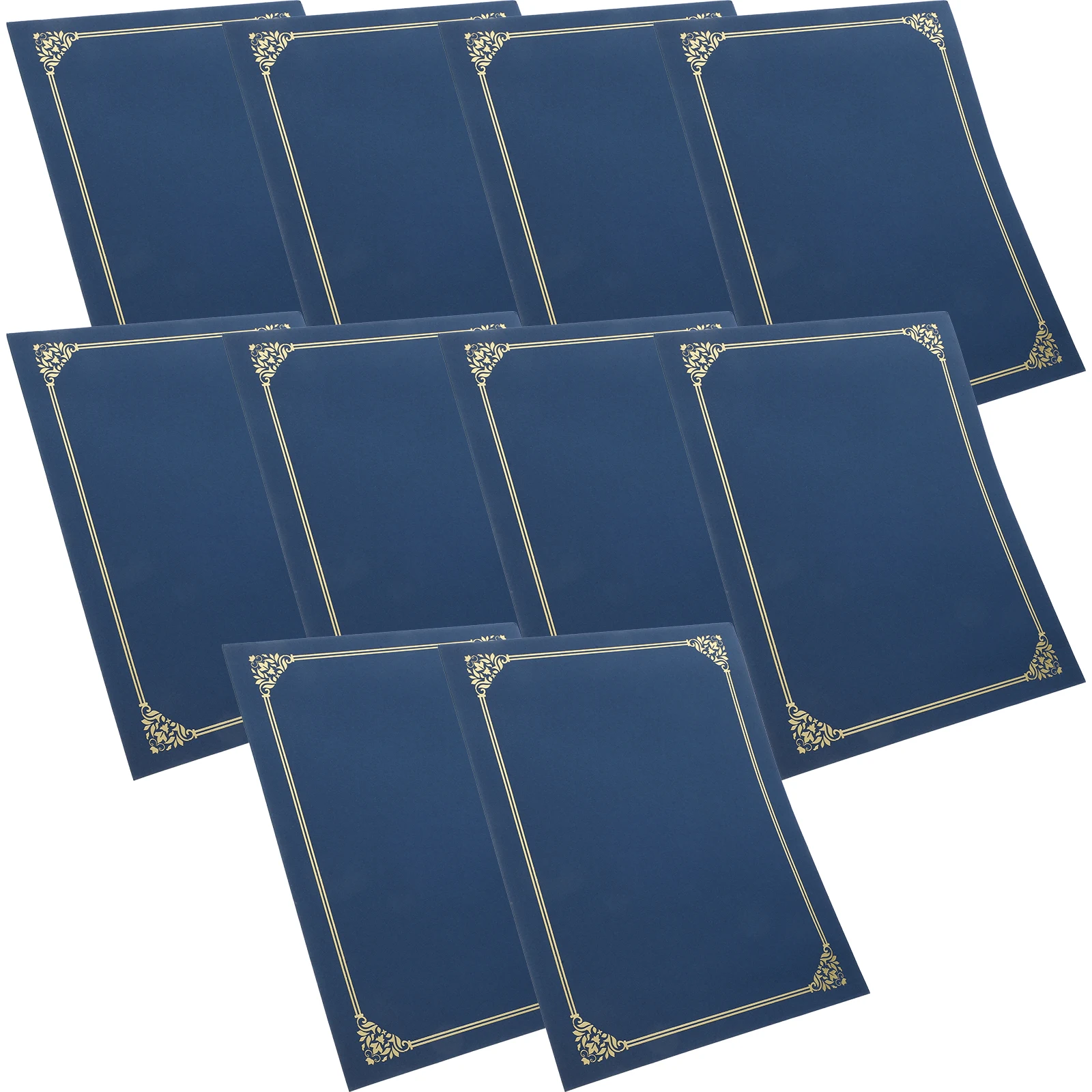 10pcs Certificate Covers 12.5x9.8 Inches Protective Paper Holders for Award Graduation Classic Design Long Lasting
10pcs Certificate Covers 12.5x9.8 Inches Protective Paper Holders for Award Graduation Classic Design Long Lasting